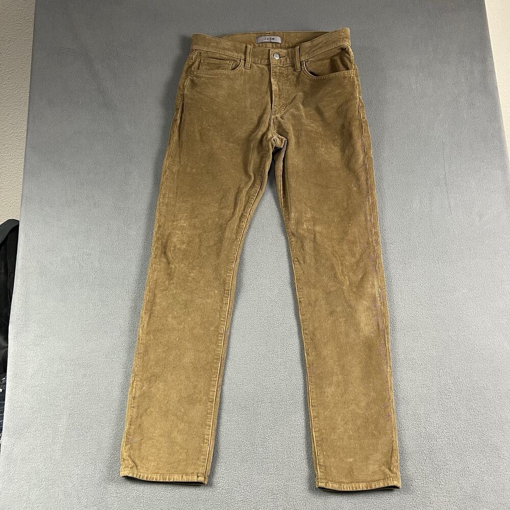 Joes Jeans Mens Size 31X33 Brown The Brixton Corduroy Straight Leg Casual Preppy